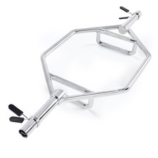 Trap Bar Hex Bar 2-Inch Hex Barbell 800 LBS Capacity Shrug Bars Knurled Gr