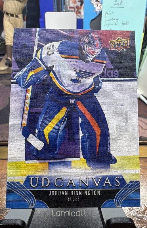 2023-24 Upper Deck Series 1 - Ud Canvas Jordan Binnington #C71