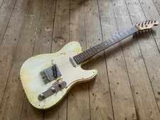 Telecaster Olympic White Nitro Medium Heavy Relic Satin neck custom UK Seller