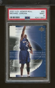 2001-UD-Honor-Roll-MICHAEL-JORDAN-90-Chicago-Bulls-HOF-PSA-9-SC9