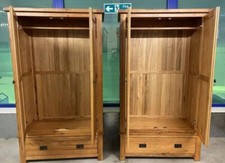  Solid Oak  2x  Wardrobe DELIVERY TAKES UPTO 7 To 10 DAYS