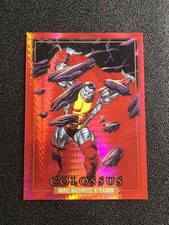 Colossus 2024 Marvel Masterpieces 92 Platinum #14 Red Prism 457/492