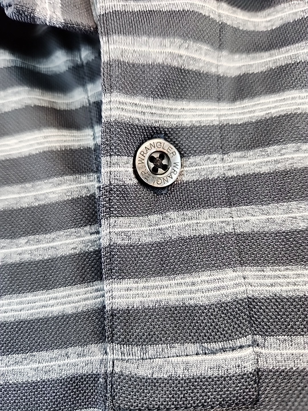 Wrangler Performance Black Striped Active Polo Sh… - image 5