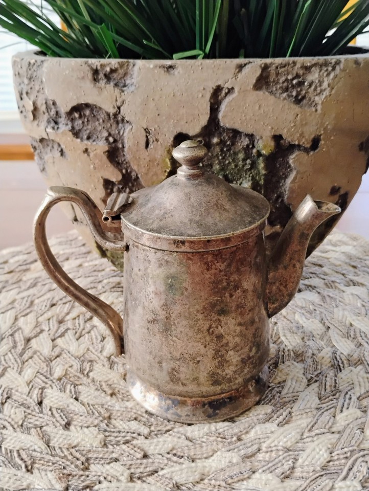 Antique WearBrite Nickel Silver & CO Teapots eBay