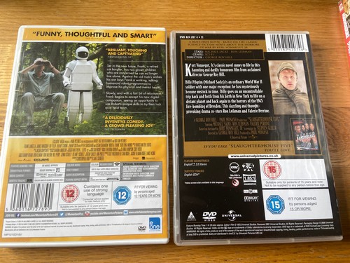 ROBOT AND FRANK 2013 Frank Langella SLAUGHTERHOUSE FIVE 1972 2 x DVD - Picture 2 of 3