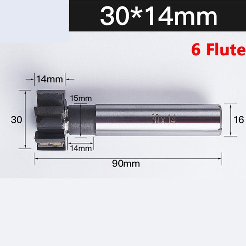 Ø 16-32 mm Ranura en T con punta de carburo Molino de extremo Woodruff Keyseat Cortador 4 flautas 6 flautas - Imagen 51 de 61