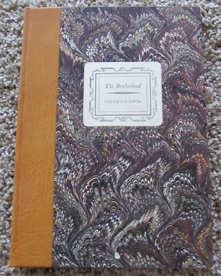 THE BRITHERHOOD EARLY GOLF IN THE SOUTH SEA-DAVID HAMILTON-SIGN-1/4 LEATHER-LTD 