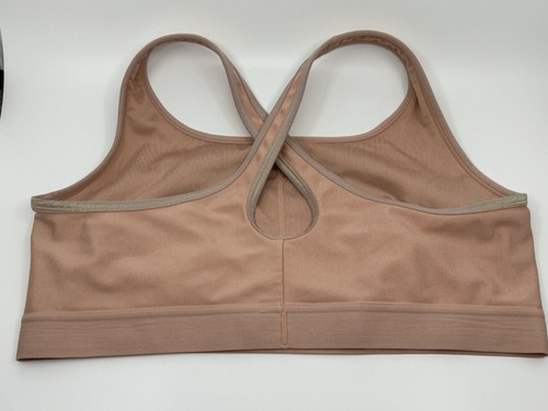 Under Armour Plus Size 3X Medium Support Crossback Pink Sports Bra - Picture 2 of 4