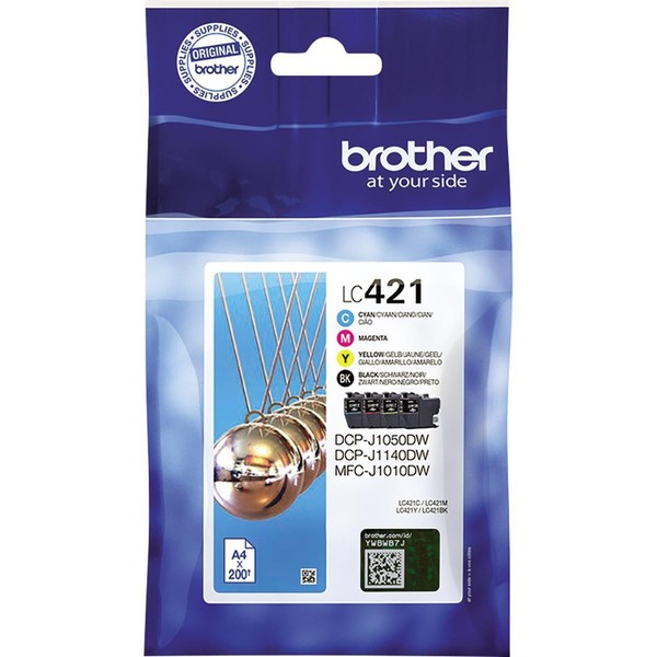 Brother LC421VAL Original Brother Tintenpatrone Multipack Bk,C,M,Y (LC-421VAL)-image