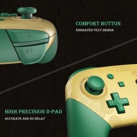Bluetooth Wireless Pro Controller For Nintendo Switch 1+2 Zelda Tears of Kingdom