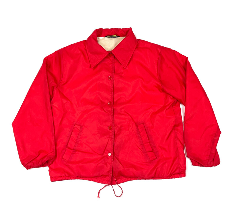VTG 70s 80s MG JCPenney Red Nylon 