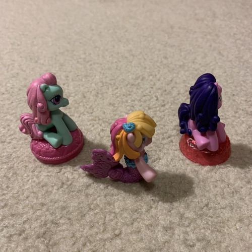 My Little Pony MLP Lot 3 Mini Toy Figures Ponyville 2007 Kimono Minty Mermaid - Picture 5 of 12