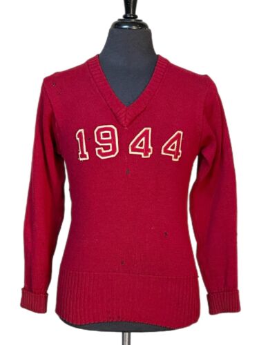PULL laine vintage 1944 SPALDING taille S - Photo 1/2