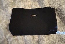 Classic Black BVLGARI Parfum Nylon Makeup or Clutch Bag - Bulgari