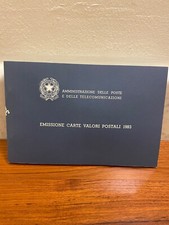 Libretto emissione carte valori postali - 1983 - completo 