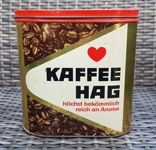 Alte Blechdose Kaffee Hag Dekoration Deko