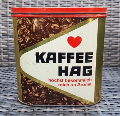 Alte Blechdose Kaffee Hag Dekoration Deko