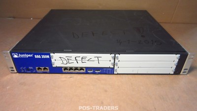 Juniper SSG-350M-SB Secure Service Gateway Firewall 350M UNKOWN DEFECT
