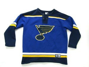 st louis blues lace up hoodie