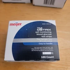 TRUE METRIX Blood Glucose Test Strips  MEIJER 100ct X4 - Exp 2025