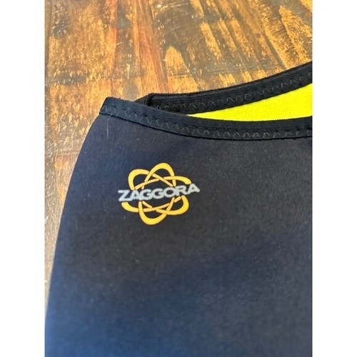 Zaggora Hot Pants Sauna Shorts Workout Fitness Gym Black Shorts Woman's Medium - Picture 2 of 8