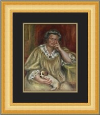 Pierre-Auguste Renoir Mme Renoir Custom Framed Print