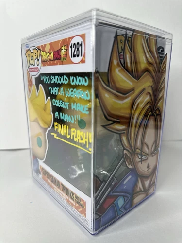 CUSTOM ART Funko Pop! Vinyl: Dragon Ball - Super Saiyan Trunks With Sword #1281