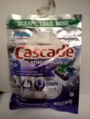 Cascade Platinum Plus Cascade Fresh Scent 6 Pacs