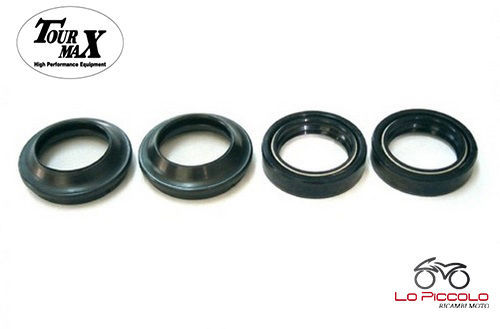 AHL Kit Paraoli E Parapolvere Forcella Per KAWASAKI W650 | Anteriori | 2000-2001 | Gomma Di Qualità