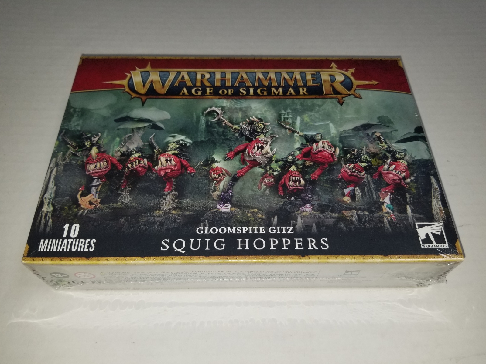 Warhammer Age of Sigmar: Сквиг-хопперы GAW89-44 от Gloomspite Gitz Новые