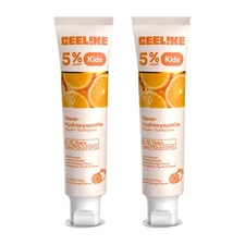 CEELIKE 5% Nano Hydroxyapatite Kids Toothpaste - 2 x 4oz