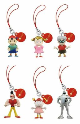 Takara Tomy Mother 1 Earthbound Beginnings Zero Phone Strap Figure Full Set of 6