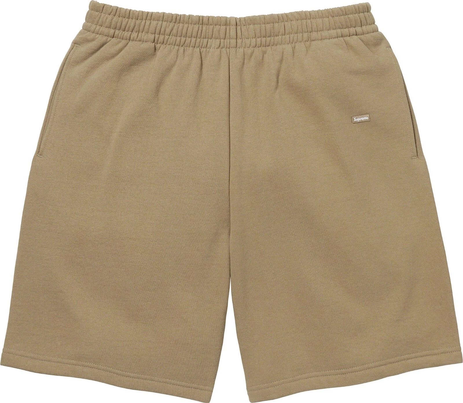 Supreme Small Box Sweatshort   Sable foncé   Taille Moyenne   FW23 Neuf Authentique