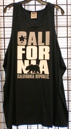 Nueva camiseta para hombre California Republic sin mangas Cali Bear CALI LIFE - Imagen 13 de 23