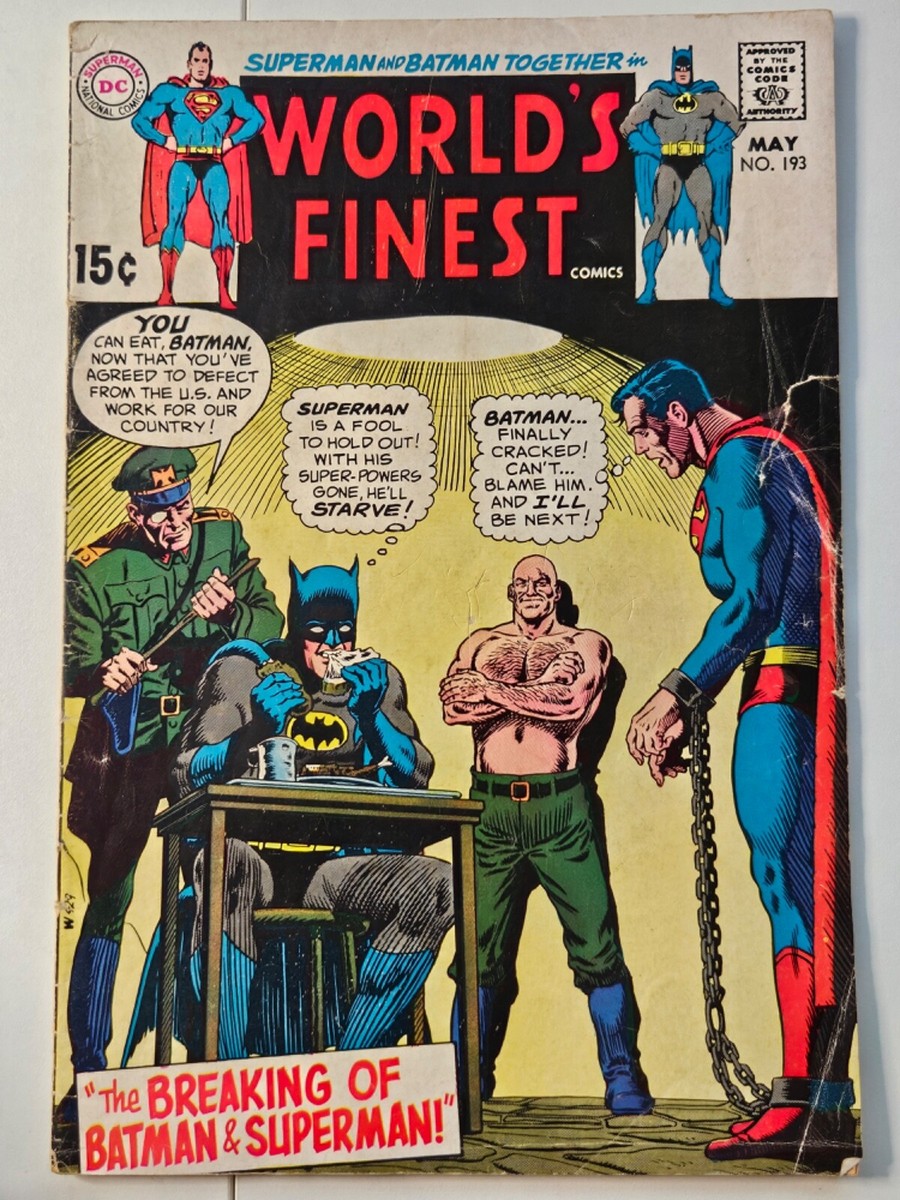 World's Finest Comics #193 1970 Silver Age DC Comics Batman