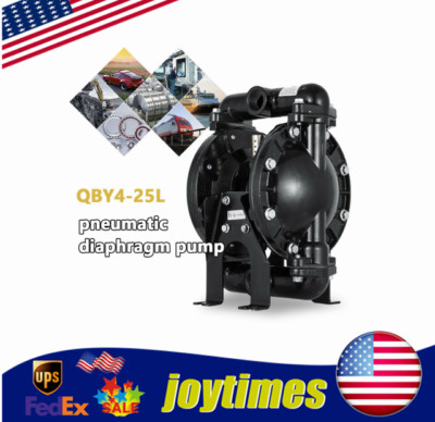 35GPM 120PSI Air-Operated Double Diaphragm Pump 1'' Inlet&Outlet Petroleum Fluids
