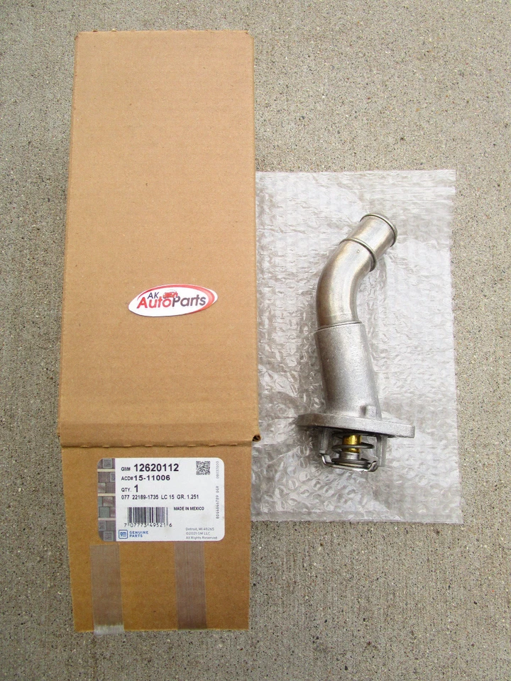 04 - 07 BUICK RAINIER 4.2L ДВИГАТЕЛЯ ОХЛАЖДАЮЩЕЙ ЖИДКОСТИ ТЕРМОСТАТ С КОРПУСОМ OEM НОВЫЙ - Изображение 3 из 4