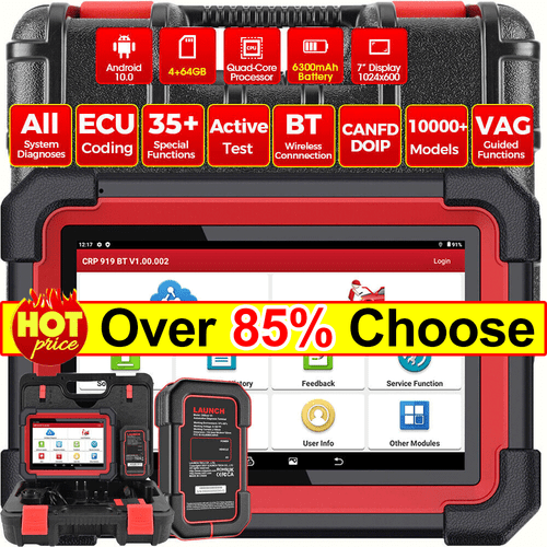 LAUNCH X431 CRP919EBT Pro Bluetooth Auto Car Diagnostic Tool Full System Scanner - Picture 1 of 16