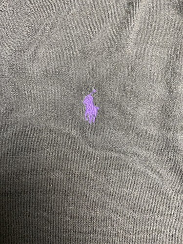 Ralph Lauren Polo V Neck Soft Vest Pima Cotton 2LT Black Pony Logo Stretch B56 - 第 1/4 張圖片