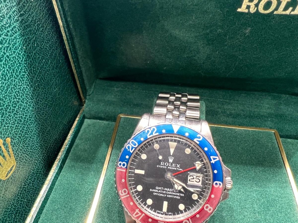 Vintage Rolex 1675 Rolex Pepsi 1970 Vintage Pepsi Pre Owned Rolex