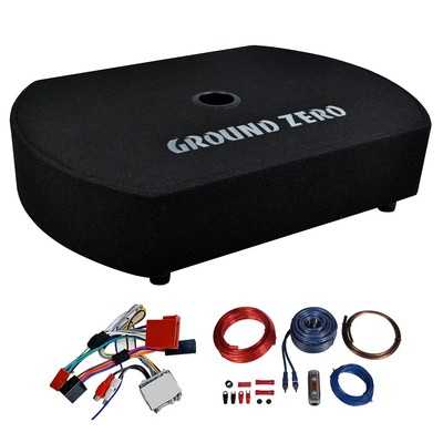 GR.ZERO Reserverad Subwoofer Set passend für Fiat Punto 3 (Grande/Evo) ab 2005