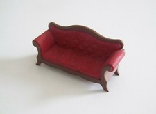 Playmobil (J2111) 1900s ERA - Brown & Red Living Room Sofa 5320 