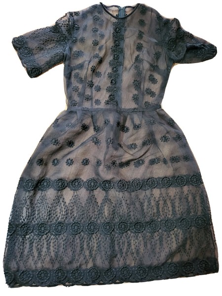 VESTIDO ENCAJE VINTAGE MADRINA PROCESION