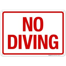 No Diving Sign, Pool Sign, SI-6632 
