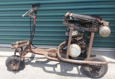 WW2 German Mini Bike Motorcycle Sachs SM98 Motor Effzett Tank Magura Lever WOW