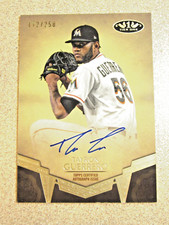 2019 TOPPS TIER ONE #BA-TG TAYRON GUERRERO AUTO SIGNED MARLINS BREAK OUT 172/250