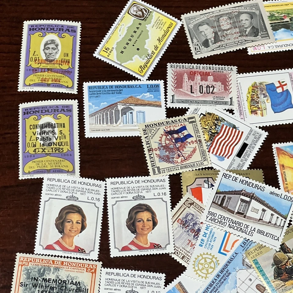 GRAN LOTE DE SELLOS HONDURAS COMO NUEVOS MNH MH MUCHOS MODERNOS CON DUPLICADOS Foto 2 de 4