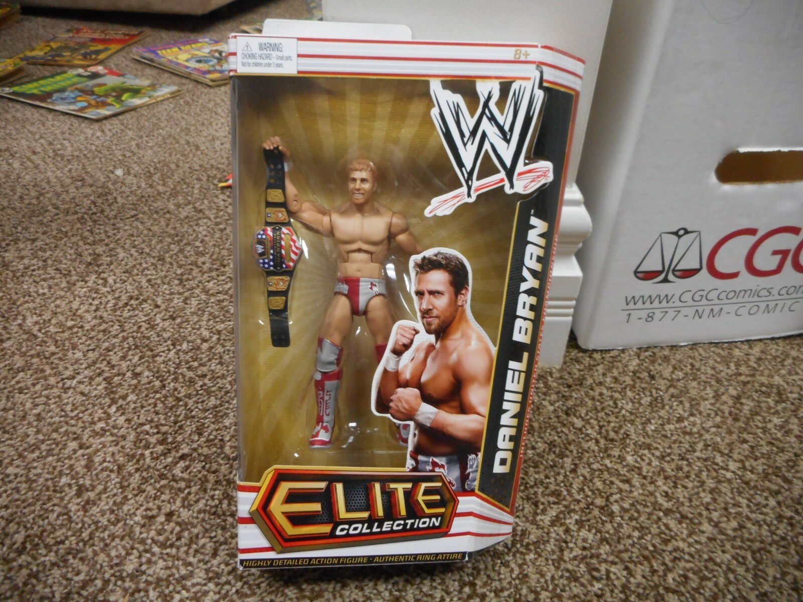 Daniel Bryan Elite Wwe cifra MIB Moc Scatola Sigillata Serie 12 Mattel 2012 Daniel Bryan Elite Wwe cifra MIB Moc Scatola Sigillata Serie 12 Mattel 2012