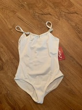 Capezio Camisole Leotard w/adjustable Straps TB1420C child sizes White