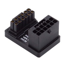 CABLECY 12VHPWR ATX3.0 PCI-E 5.0 Power Modular Adapter Male Female Down Angled